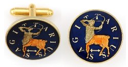 aquarius cufflinks